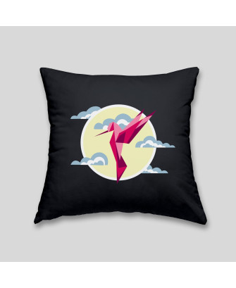 Coussin colibri