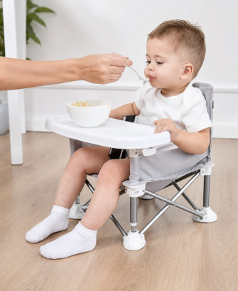 Chaise Haute Portable Bébé avec Plateau – Pliable & Confortable