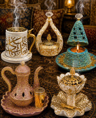 Set d’Encensoirs Premium pour Bakhoor & Oud